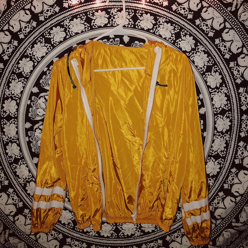 Yellow Windbreaker